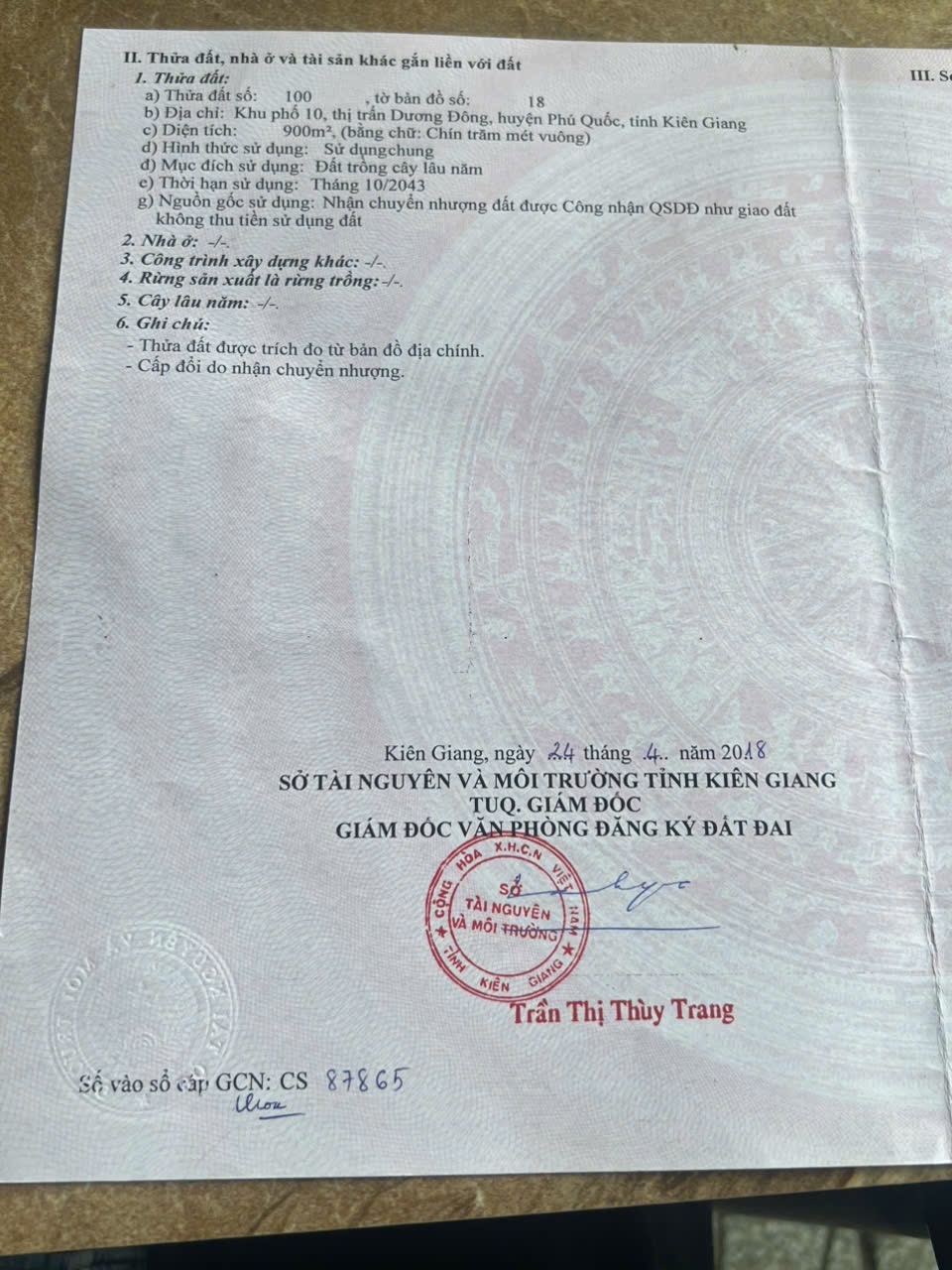 Bán đất  900m² tại Dương Đông, Đặc khu Phú Quốc