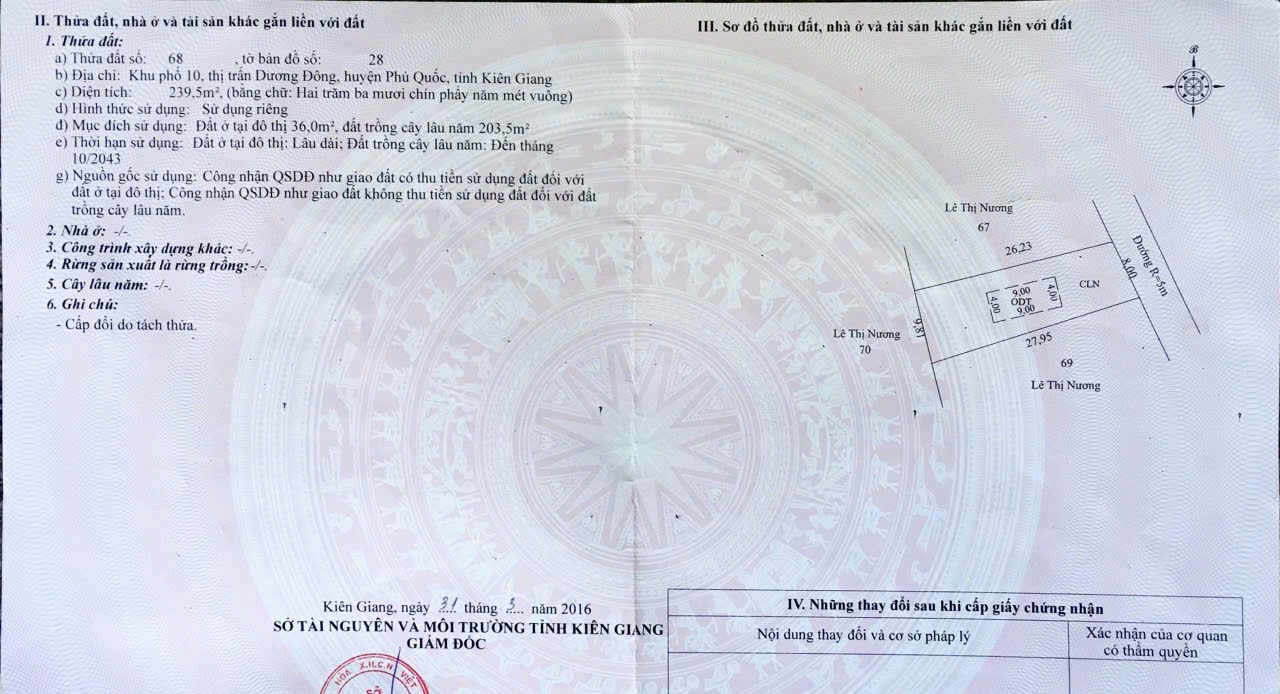 Bán nhà 409m² tại Dương Đông, đặc khu Phú Quốc