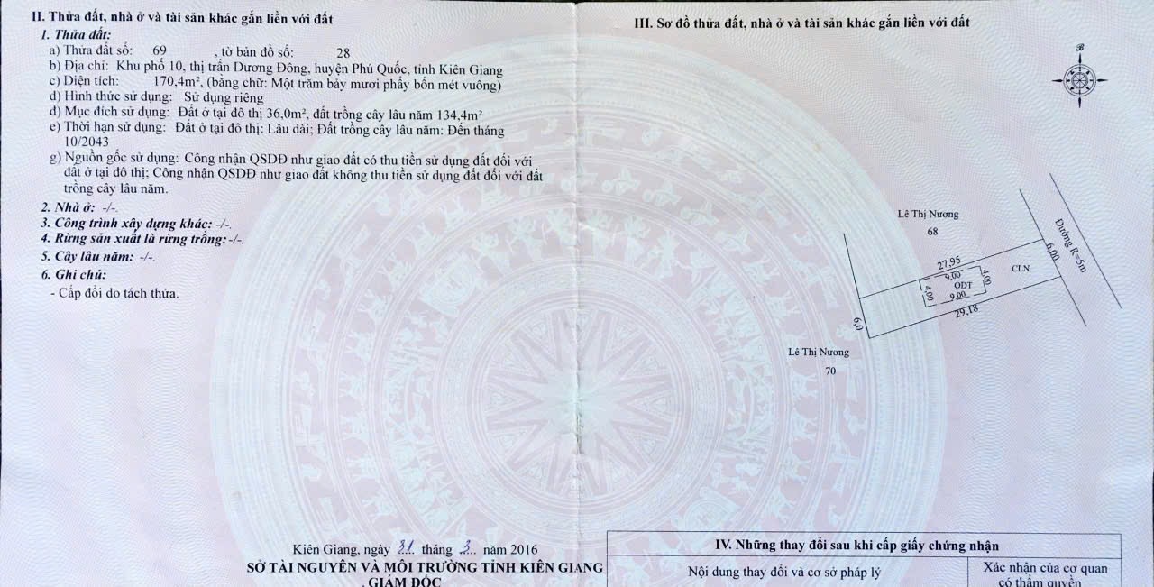 Bán nhà 409m² tại Dương Đông, đặc khu Phú Quốc