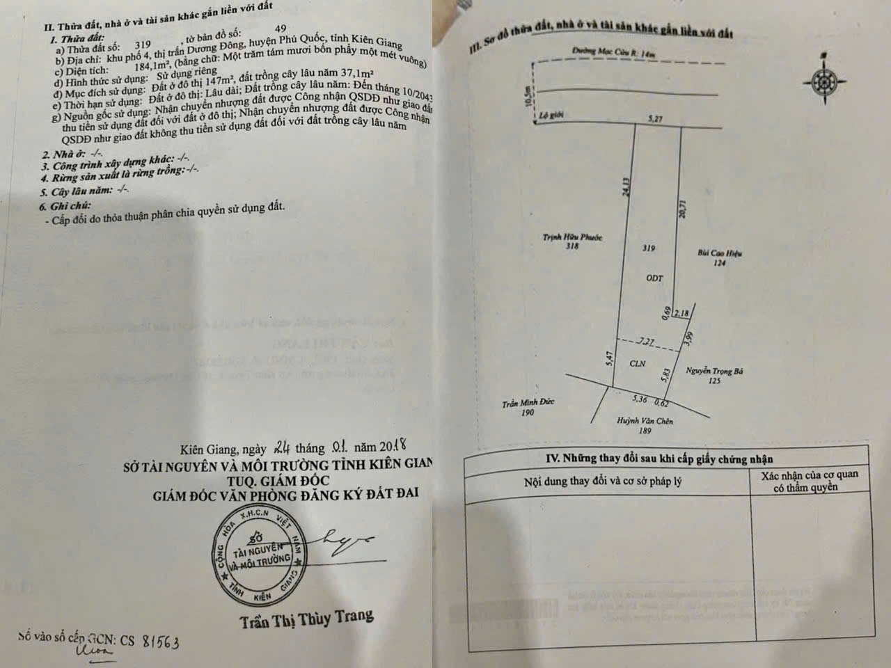 Bán nhà 184m² tại Dương Đông, đặc khu Phú Quốc